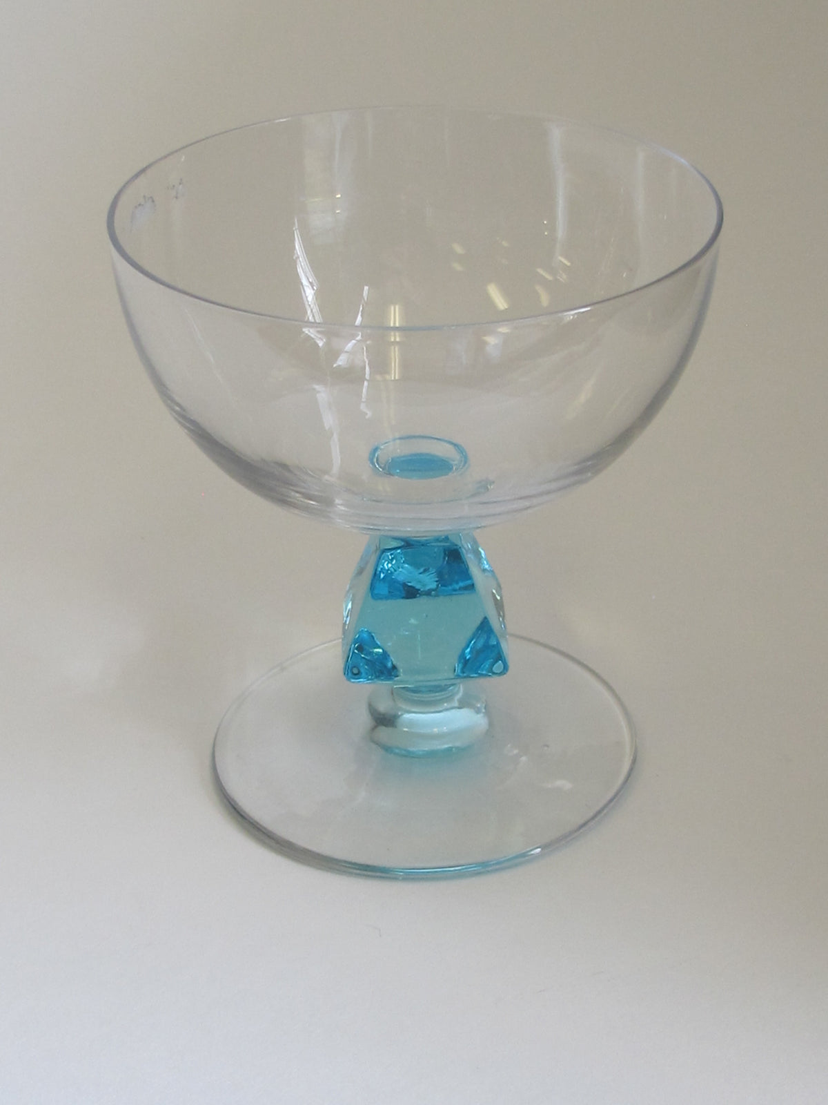 Bryce Aquarius dessert blue Crystal 2 piece's