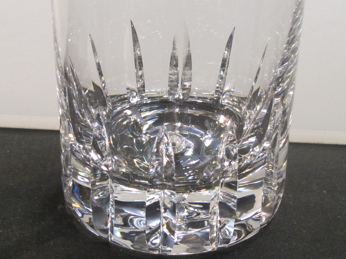 Hand cut DOR whiskey glass Double on the rocks ORourke