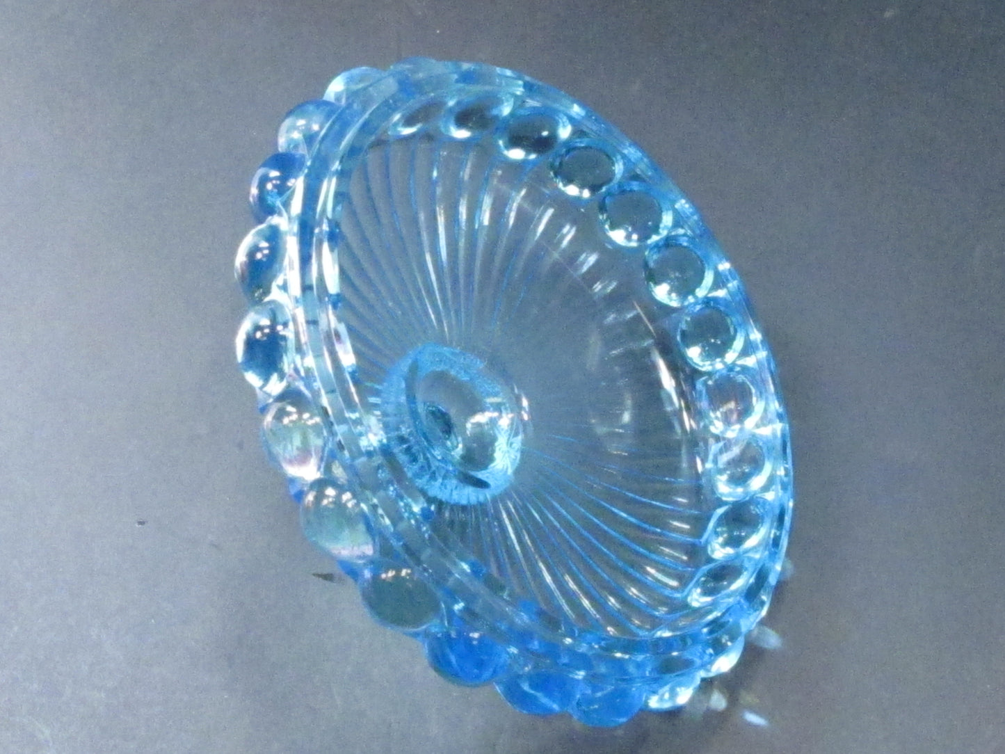 Glass jar lid Replacement blue