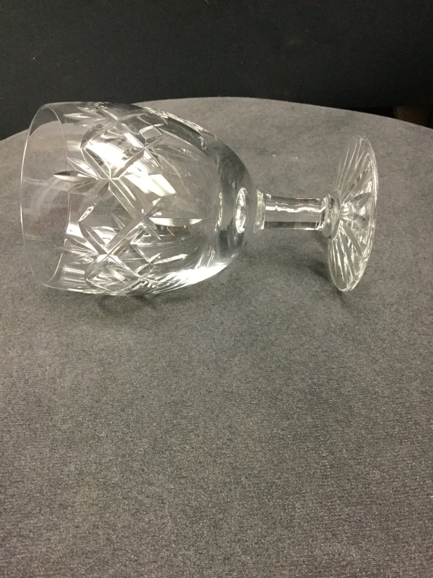 Webb Corbett Prince Charles Hand cut glass wine glass England - O'Rourke crystal awards & gifts abp cut glass