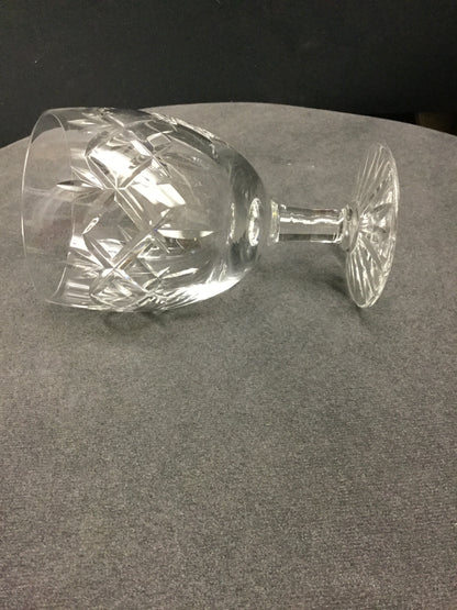 Webb Corbett Prince Charles Hand cut glass wine glass England - O'Rourke crystal awards & gifts abp cut glass