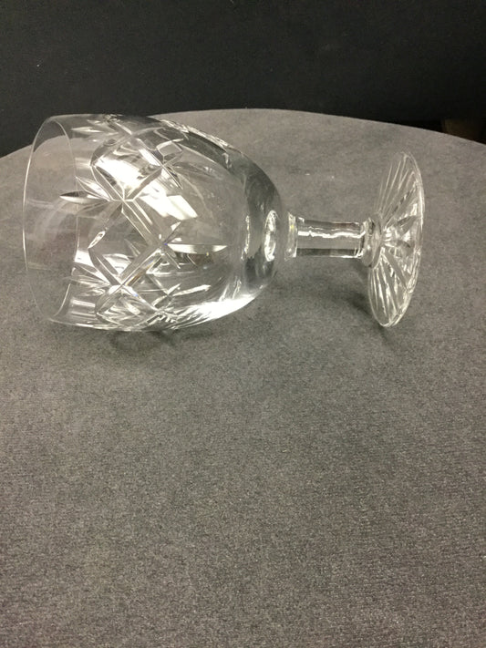 Webb Corbett Prince Charles Hand cut glass wine glass England - O'Rourke crystal awards & gifts abp cut glass
