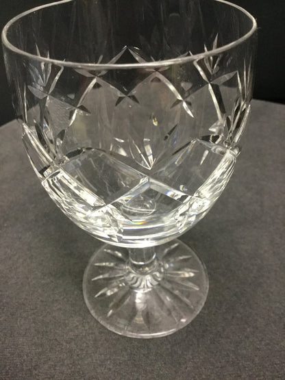 Webb Corbett Prince Charles Hand cut glass wine glass England - O'Rourke crystal awards & gifts abp cut glass
