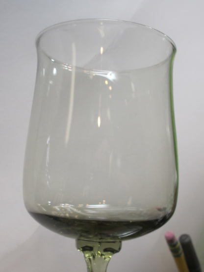 Lenox green mist wine glass Crystal Made in USA Mt Pleasant PA