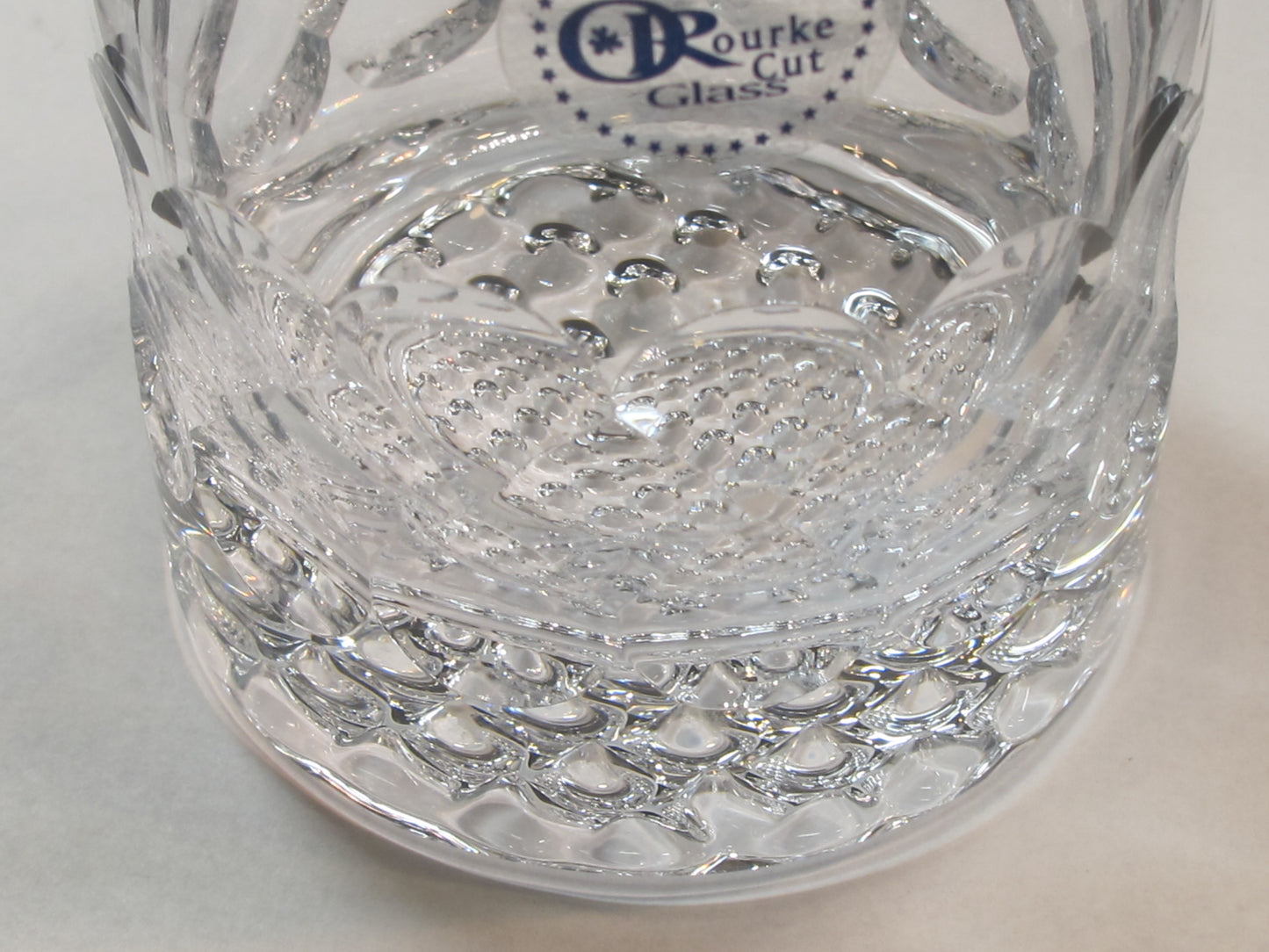 Hand CUT GLASS DOR crystal honeycomb ORourke