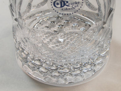 Hand CUT GLASS DOR crystal honeycomb ORourke