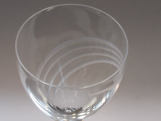 Lenox Crystal windswept wine Made in USA Mt Pleasant PA mouth blown