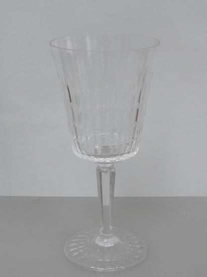 Lenox Cut glass galaxy Crystal Goblet  Made in USA Mt Pleasant PA mouth blown