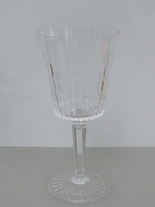 Lenox Cut glass galaxy Crystal Goblet  Made in USA Mt Pleasant PA mouth blown