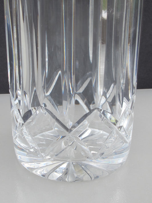 Hand Cut 24% lead crystal 11.75" VASE Poland