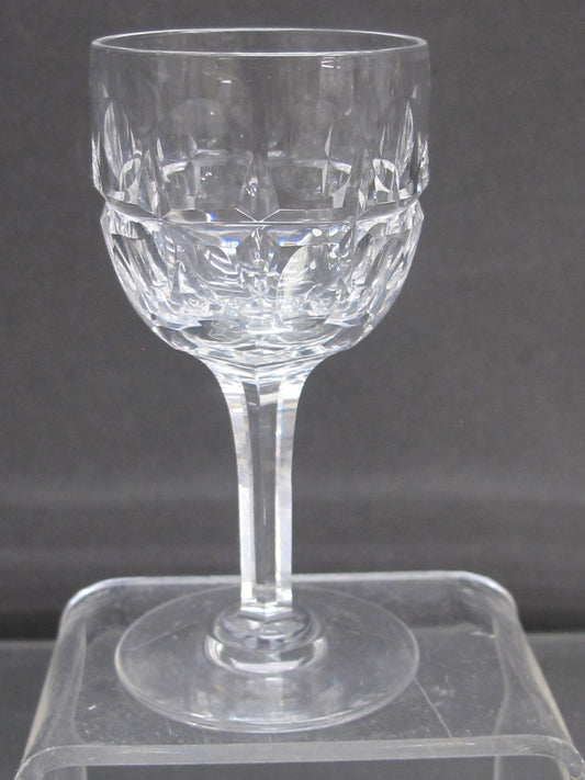 Signed Hand Cut Glass Liquor English Clifton Stuart