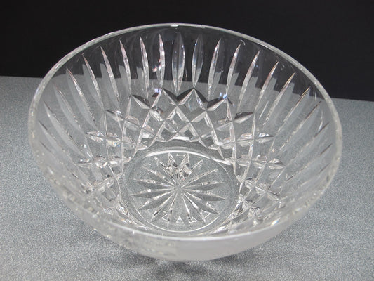 Hand Cut glass Mothers day bowl bowl HAND POLISHED crystal signed - O'Rourke crystal awards & gifts abp cut glass