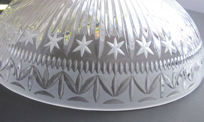 Glass lamp shade 24% lead crystal , Made in USA , - O'Rourke crystal awards & gifts abp cut glass