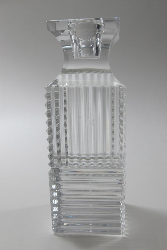 Signed Val st lambert candle holder CRYSTAL 5.375" - O'Rourke crystal awards & gifts abp cut glass