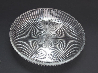 Hand Cut 24% lead crystal  large tray signed brilliant - O'Rourke crystal awards & gifts abp cut glass