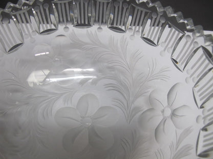 ABP cut glass bowl American brilliant blown blank intaglio - O'Rourke crystal awards & gifts abp cut glass
