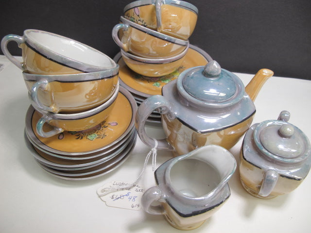 Miniature luster ware set