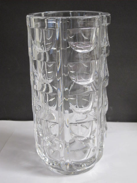 Pressed glass vase Crown C4