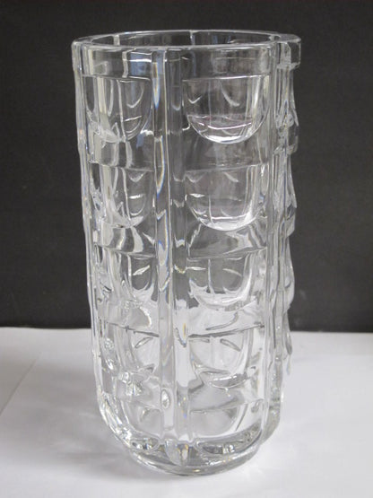 Pressed glass vase Crown C4