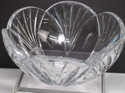 Wedgwood full lead glass bowl Crystal Yugoslavia