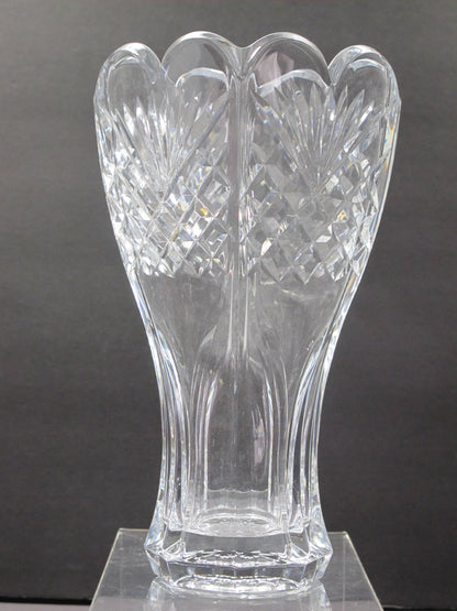Hand cut square vase Made in USA Mt Pleasant PA