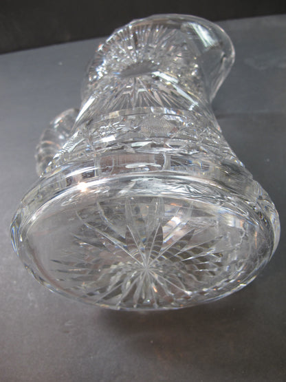 American Brilliant Period Cut Glass pitcher Antique