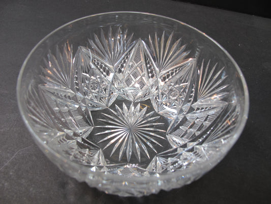 Antique Cut Glass finger bowl American Brilliant period, ABP