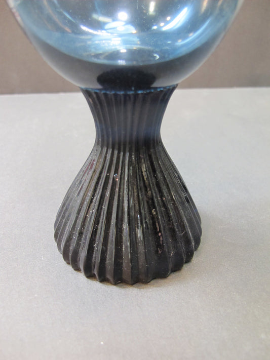 Lenox Tempo water glass blue Mist hand blown