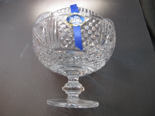 Hand Cut Glass compote, Tipperary crystal