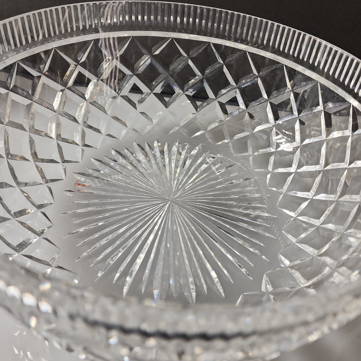 Signed Waterford 10" bowl Hand cut in Ireland
