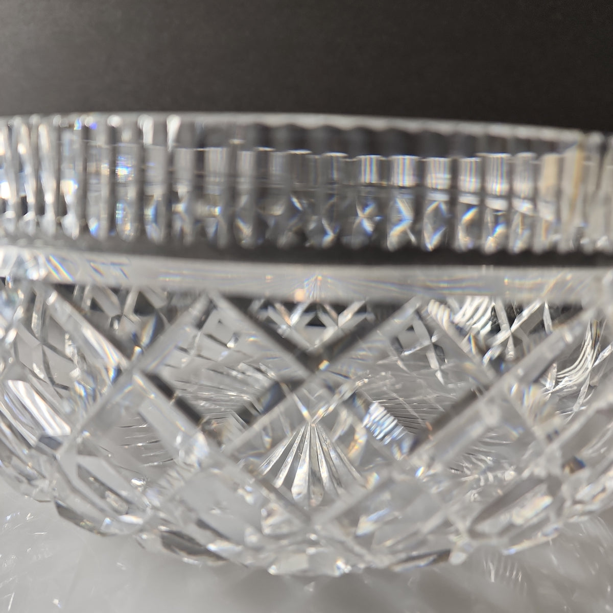 Signed Waterford 10" bowl Hand cut in Ireland