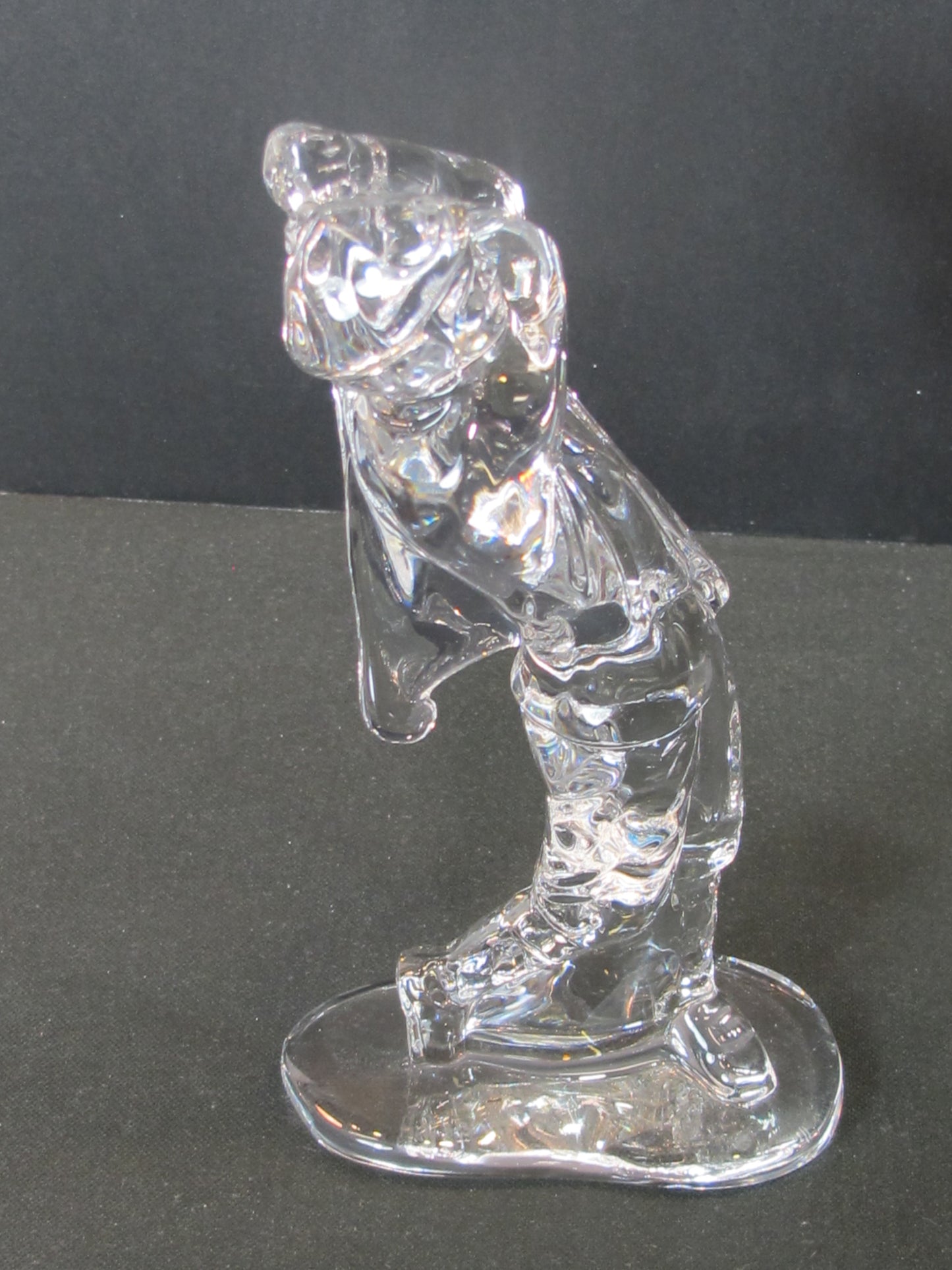 Signed Waterford crystal golfer