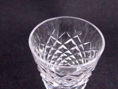 Signed Waterford glass Hand Cut  liquor Alana pattern Irish Crystal - O'Rourke crystal awards & gifts abp cut glass