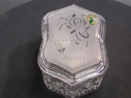 Songs of Christmas 2002 Signed Waterford crystal music box lid